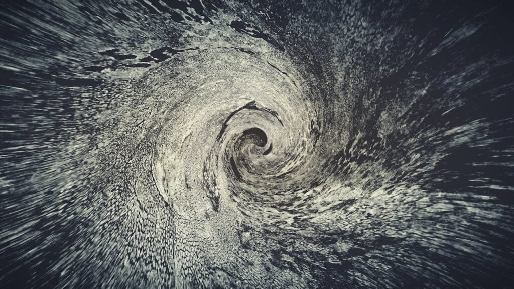 ciclone, tempestade e frente fria